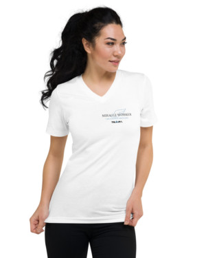 MIRACLE WORKER Unisex Short Sleeve V-Neck T-Shirt